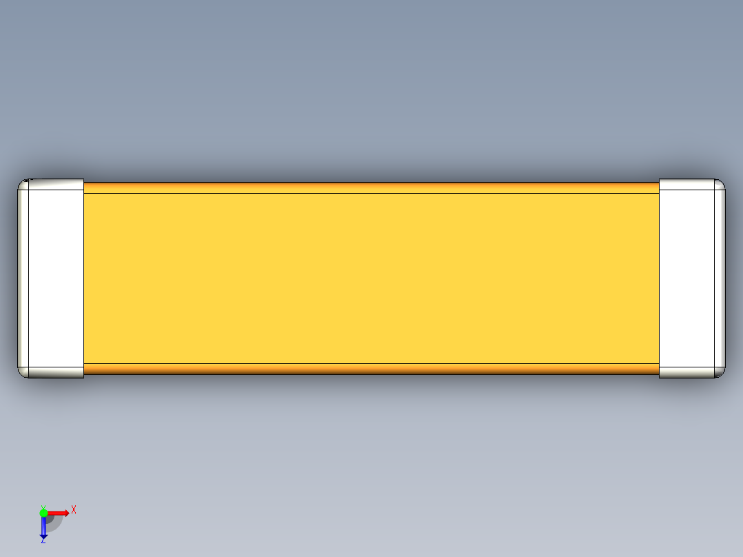 元器件3D封装C1210_09042俯视图