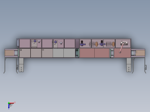 隧道式清洗干燥机俯视缩略图