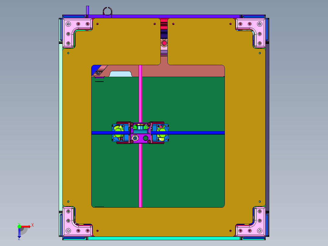 第二代Ultimaker高规格3D打印机俯视图