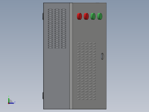 电气开关柜electric-switch-board-cabinet-1.snapshot.1-sw 机械设计素材左视缩略图