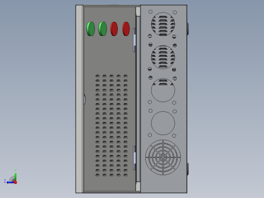 电气开关柜electric-switch-board-cabinet-1.snapshot.1-sw 机械设计素材右视缩略图