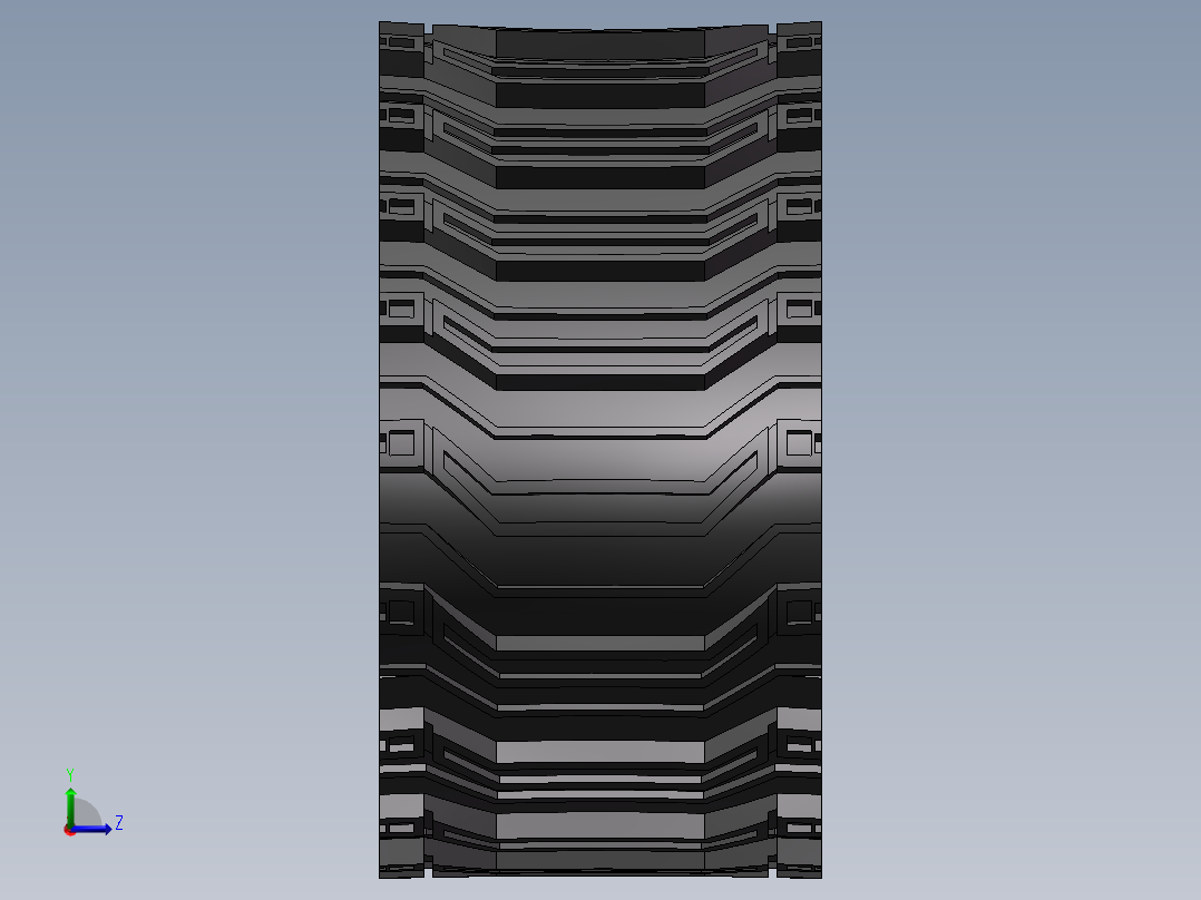 雪地履带轮左视图