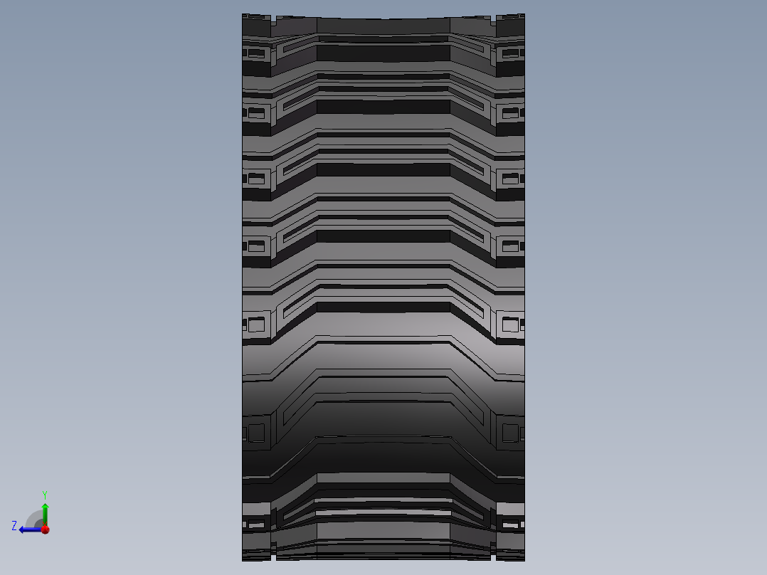 雪地履带轮右视图