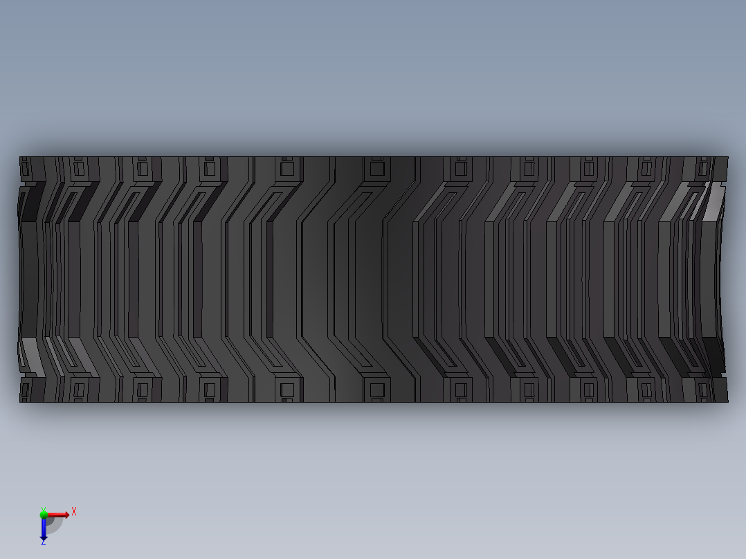 雪地履带轮俯视图