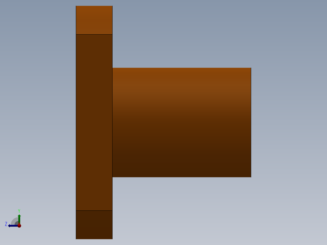S39 直线轴承右视图