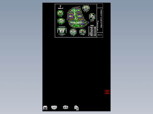 组团放大和户型平面图