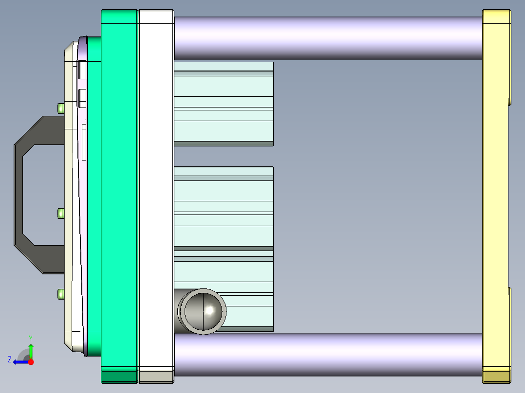 UX305-C-笔记本CNC工装夹具三维模型CNC2右视图