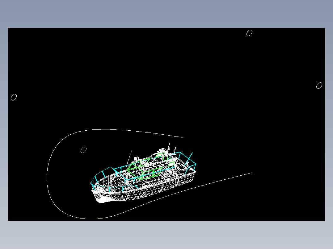 dwg格式三维船舶