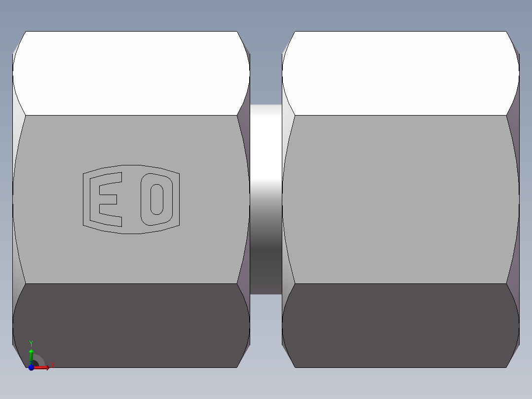 3C+3D 组合接头、3D-16前视图