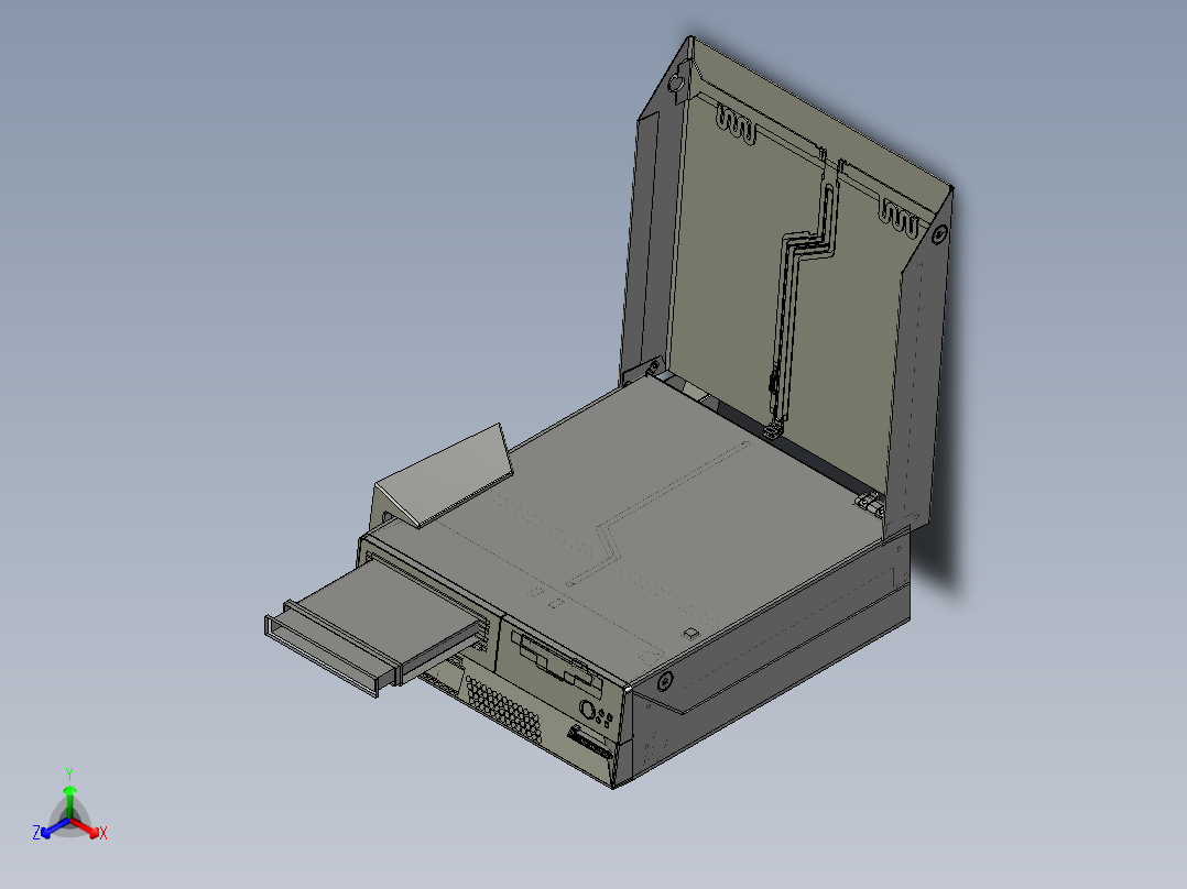 立、卧式电脑机箱-10L