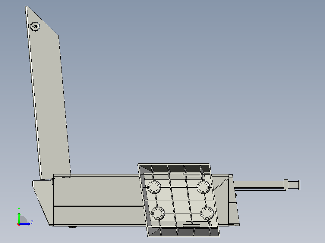 立、卧式电脑机箱-10L左视图