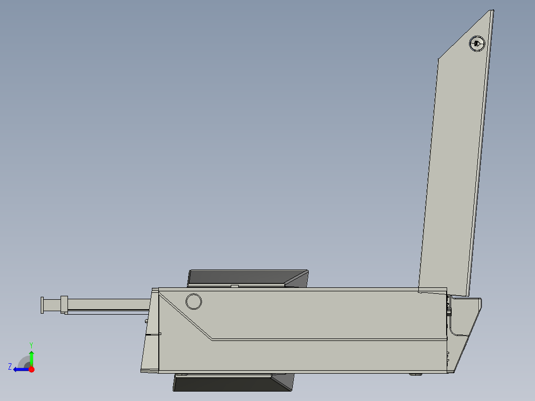 立、卧式电脑机箱-10L右视图