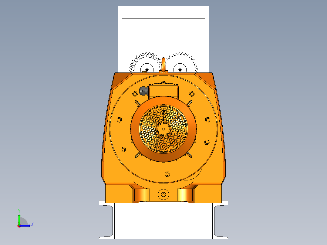 B3003542-真空压力机左视图