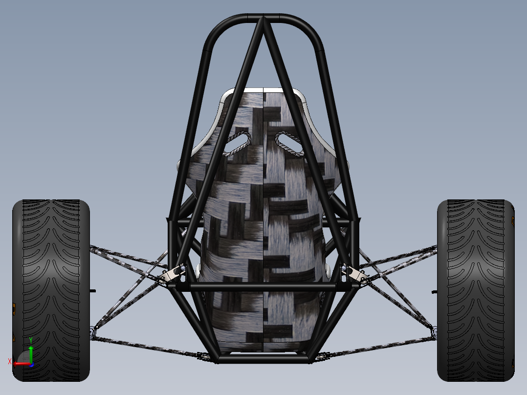 卡丁车 钢管车(45)后视图