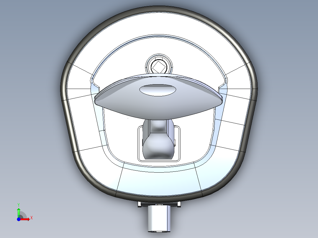 B2005117-鲸鱼尾锁 DTW140前视图