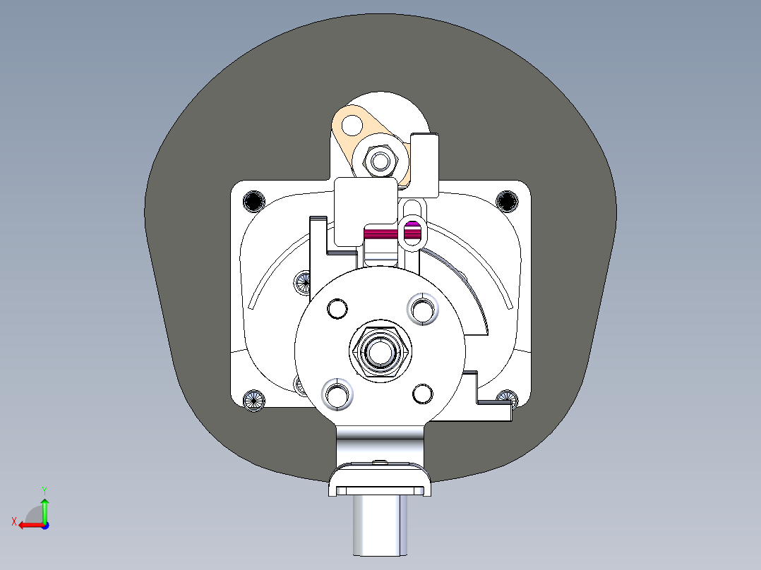 B2005117-鲸鱼尾锁 DTW140后视图