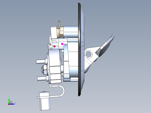 B2005117-鲸鱼尾锁 DTW140左视缩略图