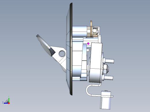 B2005117-鲸鱼尾锁 DTW140右视缩略图