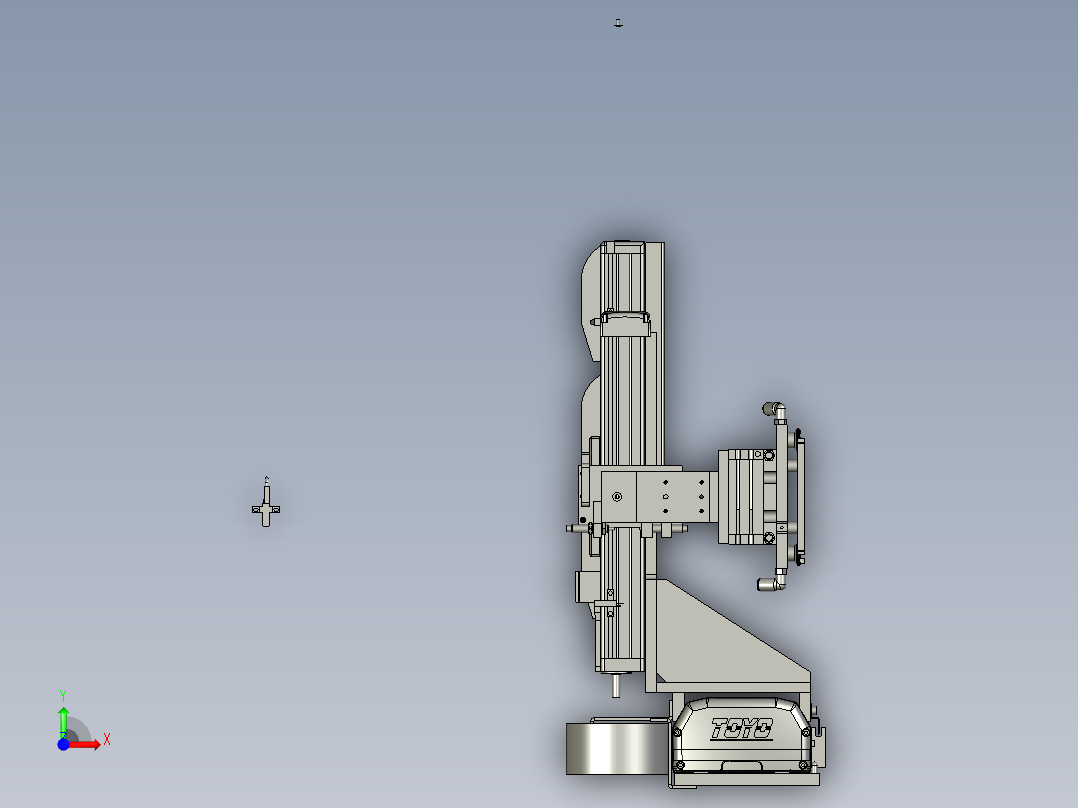 移栽机械手前视图