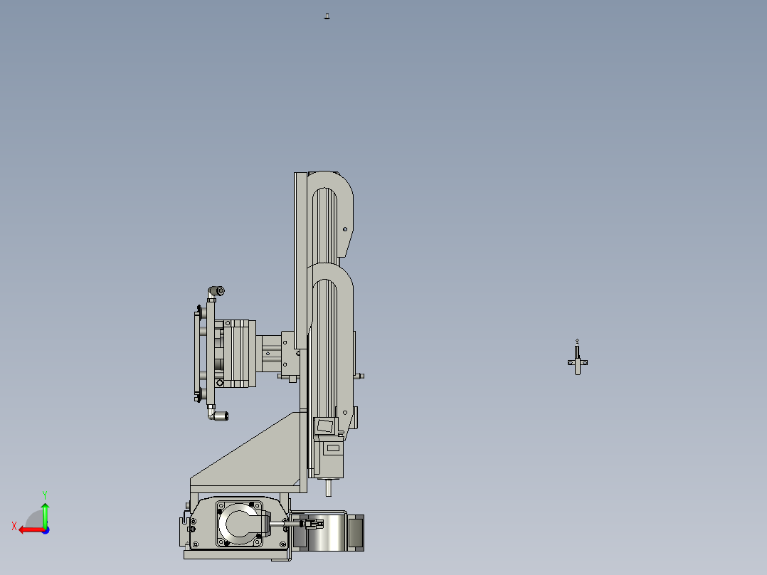 移栽机械手后视图