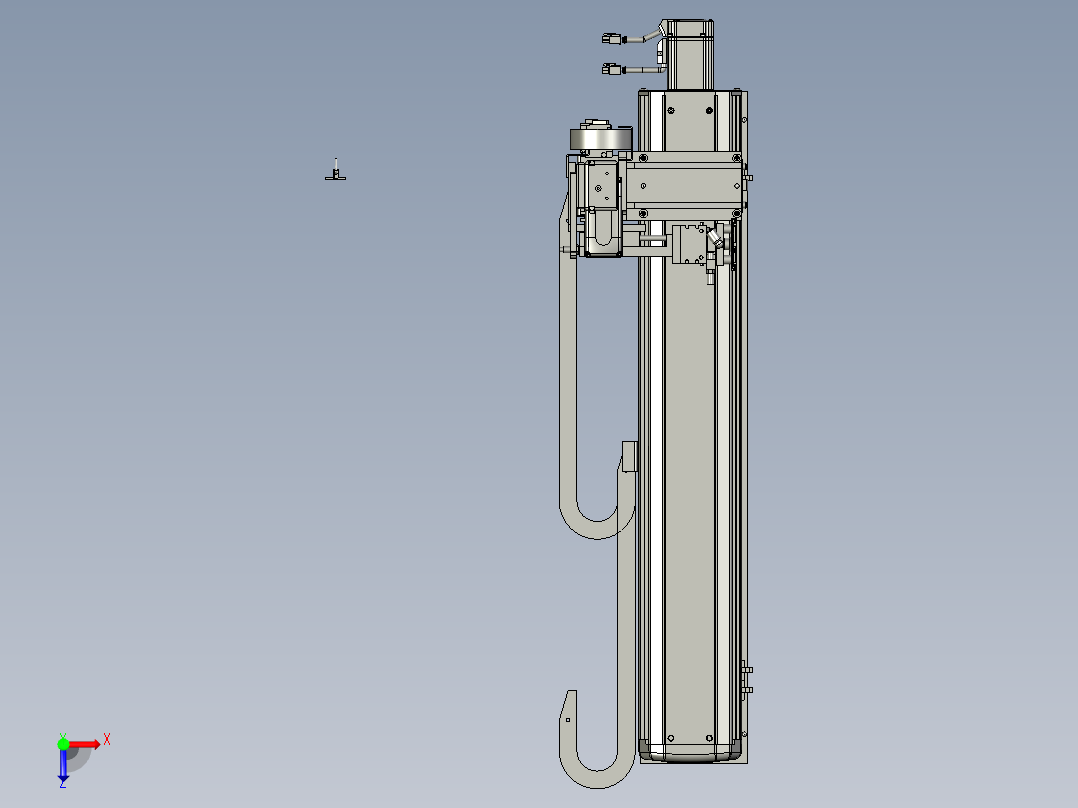 移栽机械手俯视图