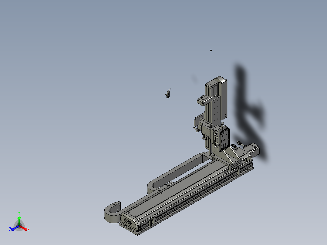 移栽机械手正等轴测图