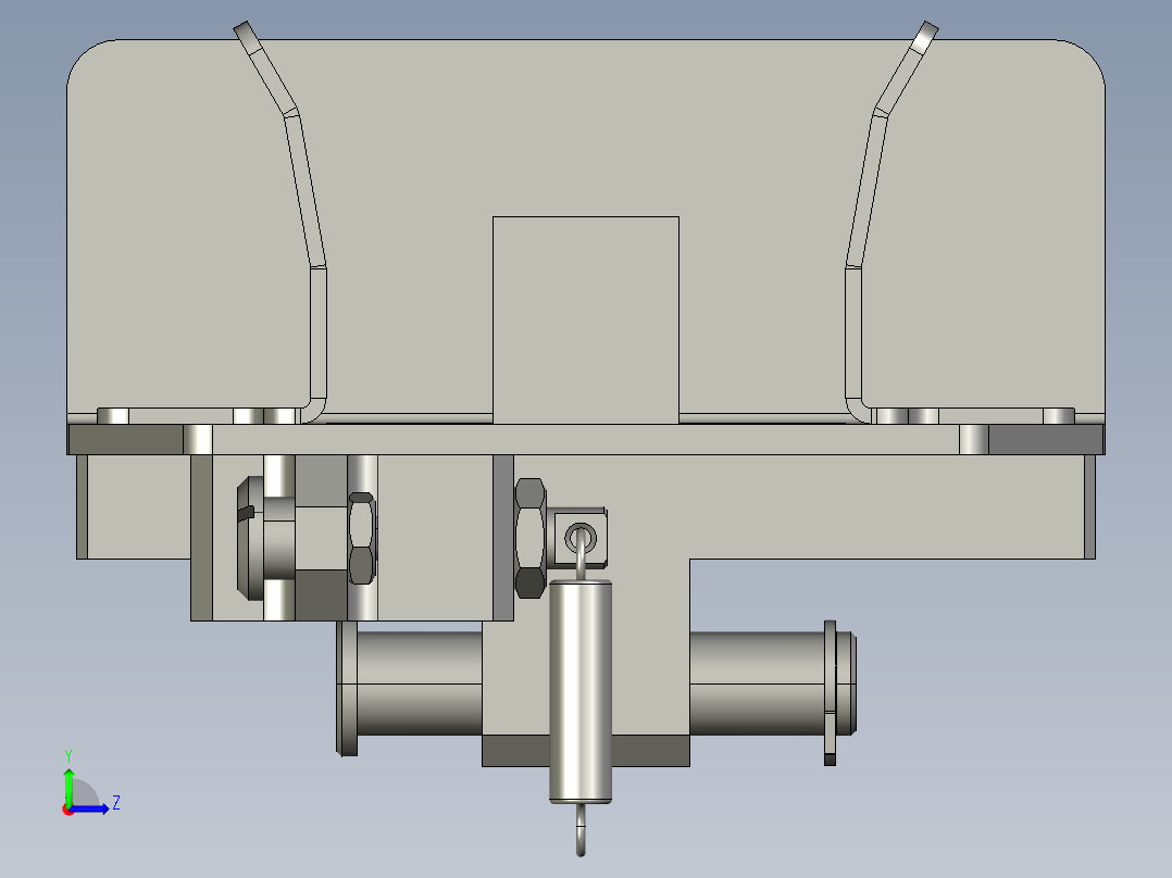 XM-02-02收料盒组件左视图