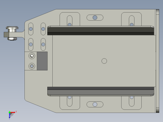 XM-02-02收料盒组件俯视缩略图