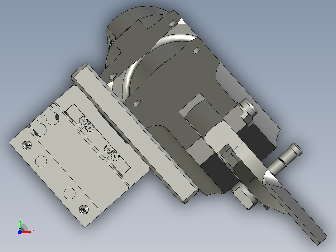 剪刀组装--前视图