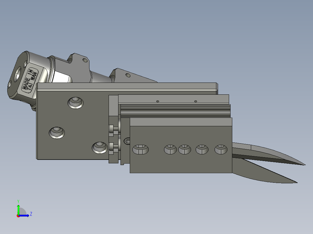 剪刀组装--左视图