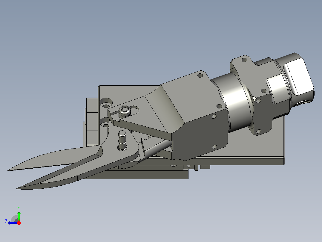 剪刀组装--右视图