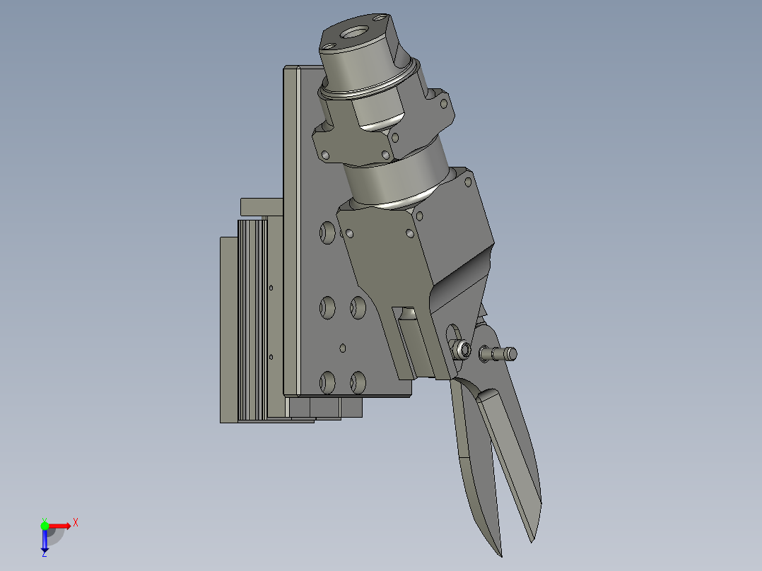 剪刀组装--俯视图