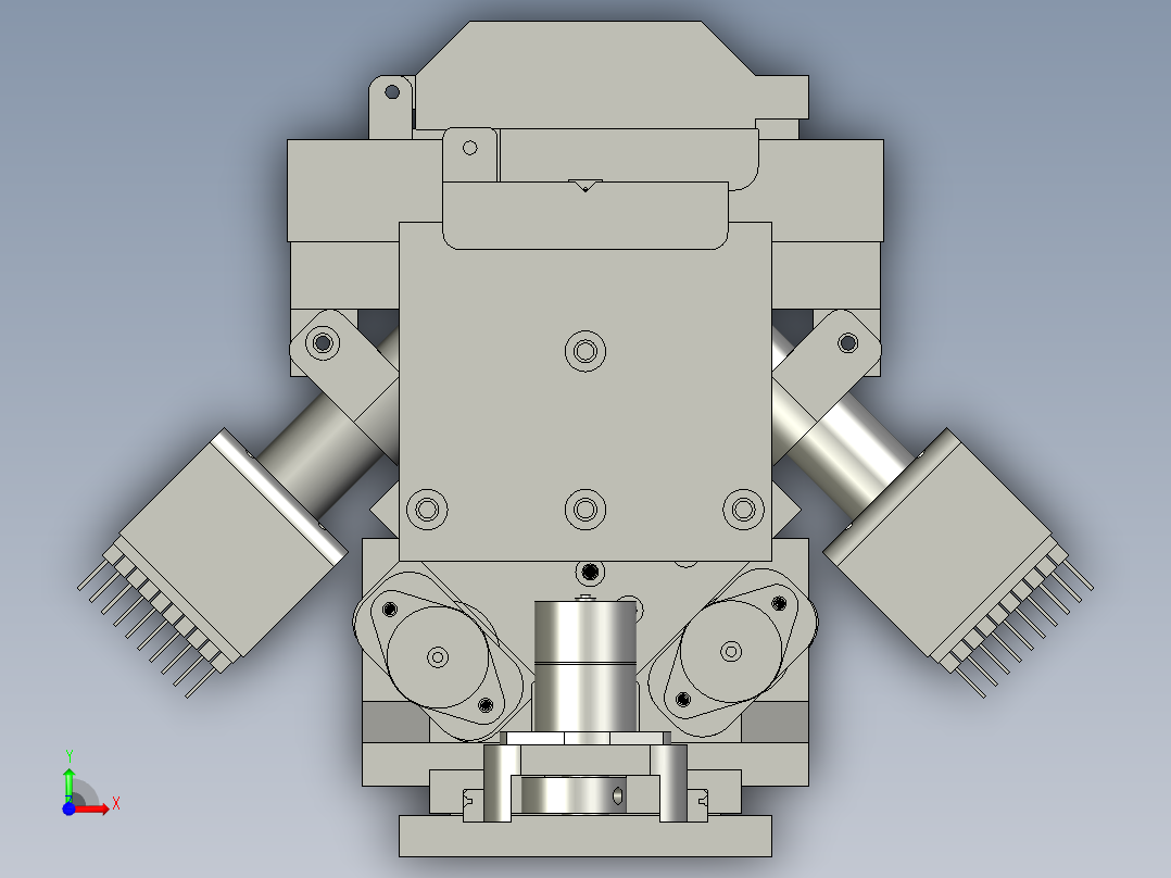 复合单模光纤熔接机前视图