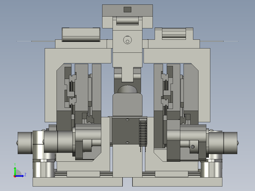 复合单模光纤熔接机左视图