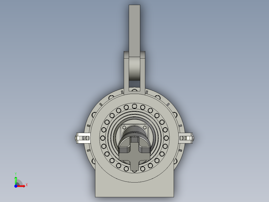 螺旋输送机装配体前视图