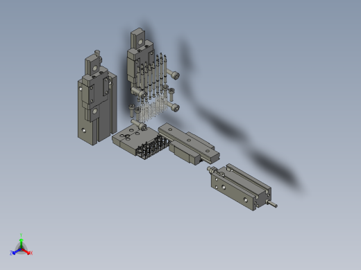 第二道拍平检测模组正等轴测缩略图