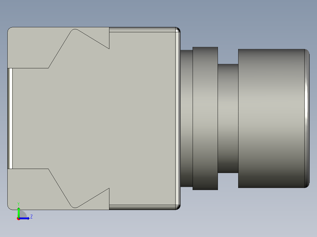 asTS-M80-02-LA128B按钮开关左视图