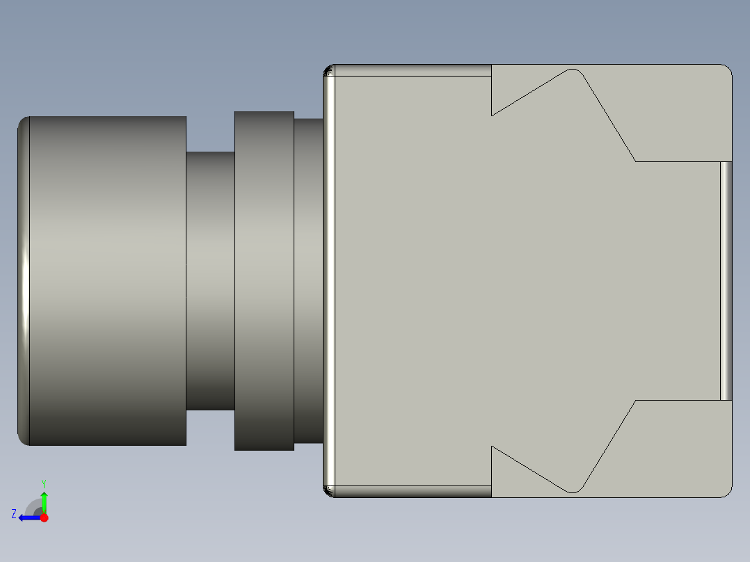 asTS-M80-02-LA128B按钮开关右视图