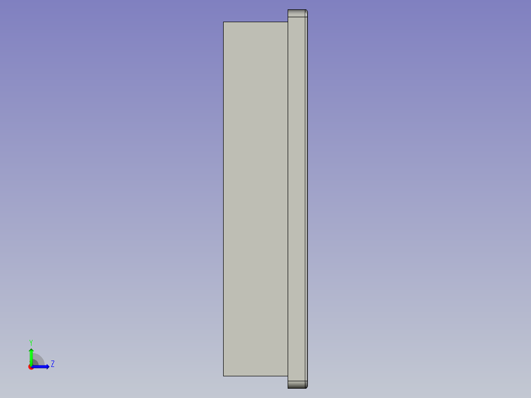触摸屏TK8071IP左视图