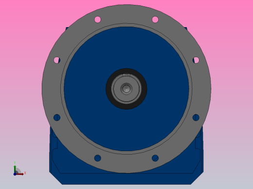 RF107ZP斜齿轮减速机RF107-8.07-M1-P160-Φ350前视缩略图
