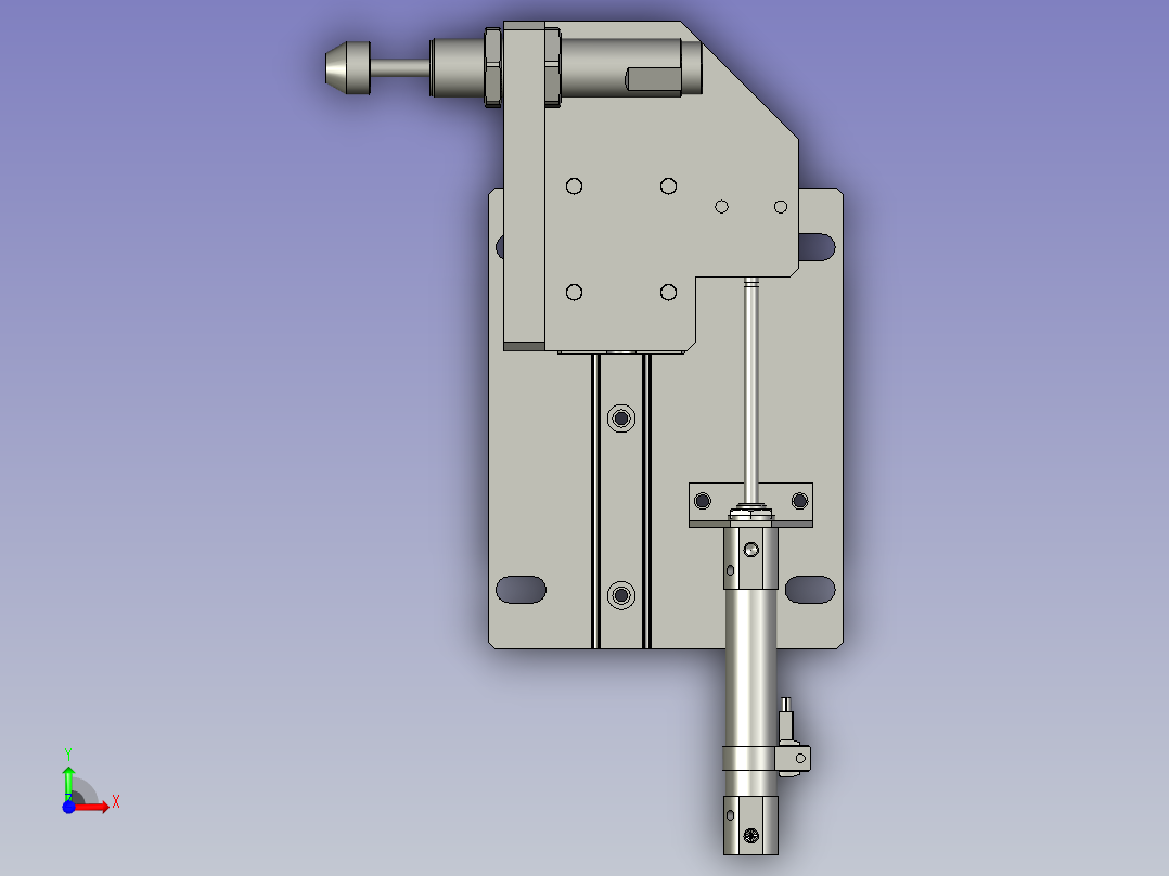 GDYK1B-01-03缓冲器升降装置前视图