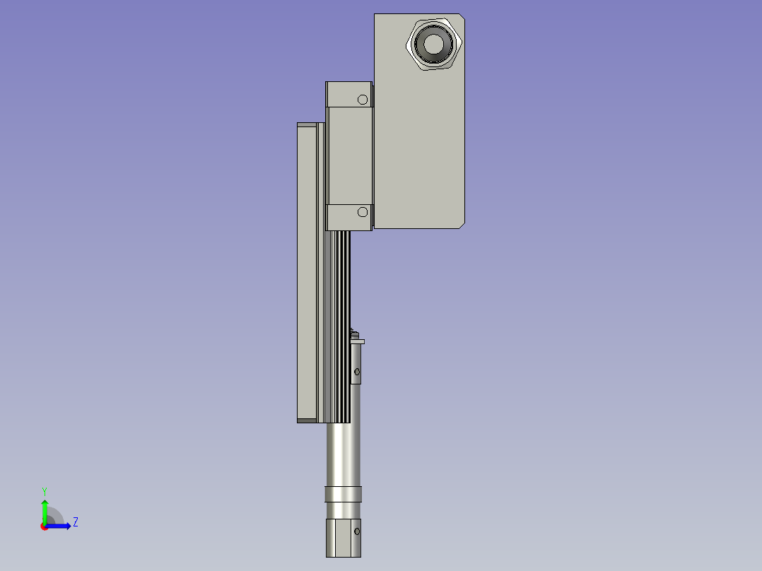 GDYK1B-01-03缓冲器升降装置左视图