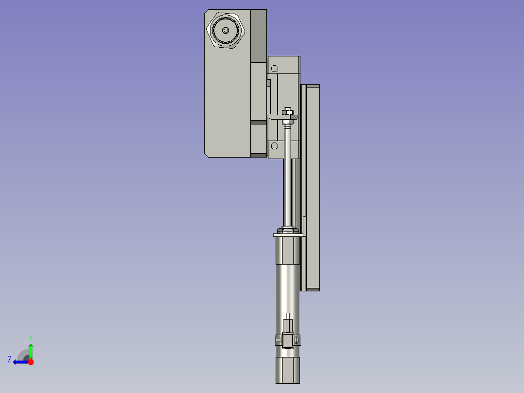 GDYK1B-01-03缓冲器升降装置右视图