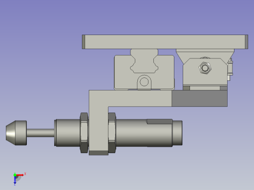 GDYK1B-01-03缓冲器升降装置俯视缩略图