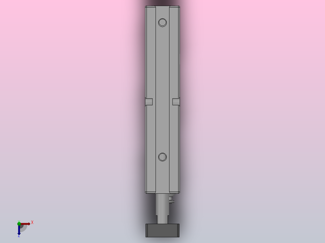 TN系列双轴气缸TN-16X60-S俯视图