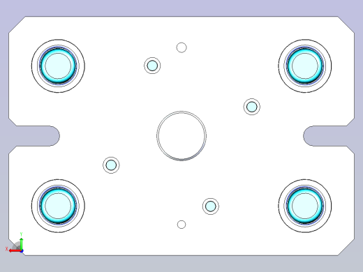 光盘CD的自动冲压模具后视缩略图