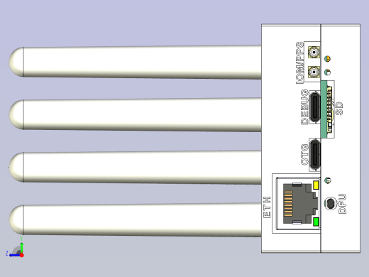 A0004791-LibreSDR Rev5  HamGeek ADI Pluto+ 软件定义无线电 (SDR)右视缩略图