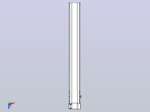 皮带直线轴半封闭可选导轨TPA-HNB-175D-140-L1250-RP-Y-P75-N3俯视缩略图