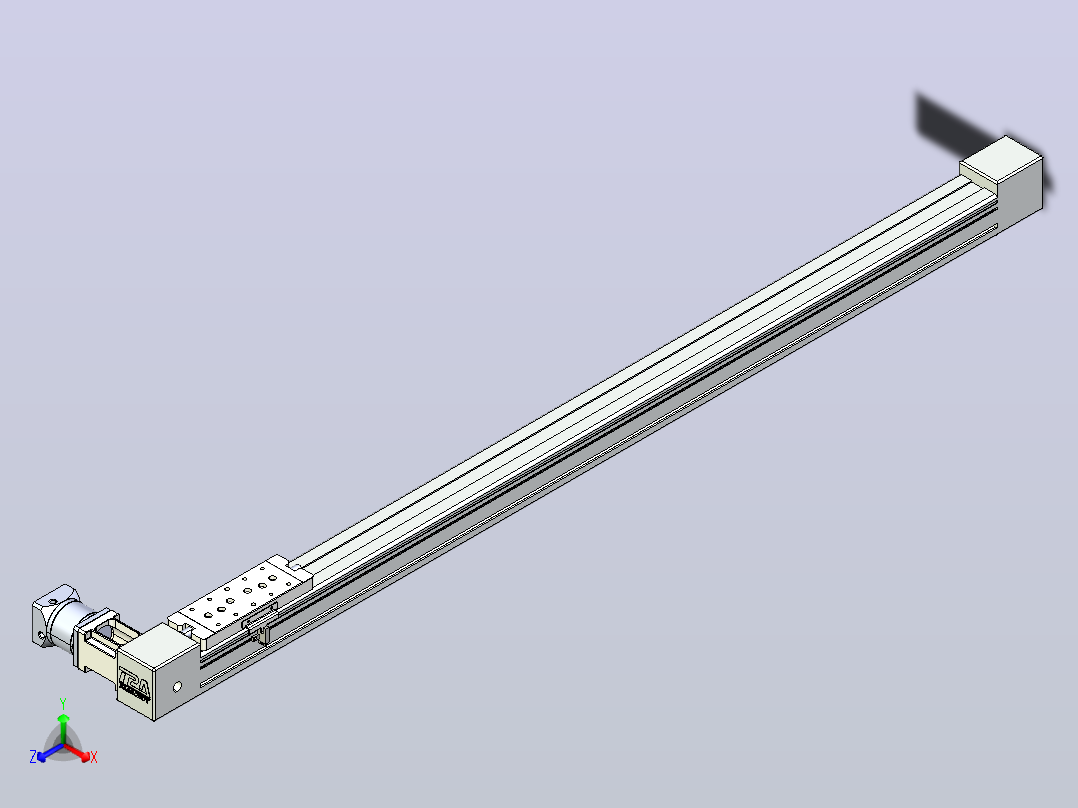 带式直线轴半闭式TPA-ONB-60-140-L1150-DL-J60-N3主视图