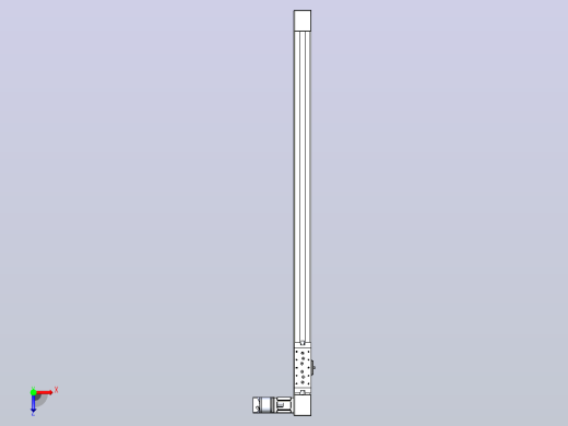 带式直线轴半闭式TPA-ONB-60-140-L1150-DL-J60-N3俯视缩略图